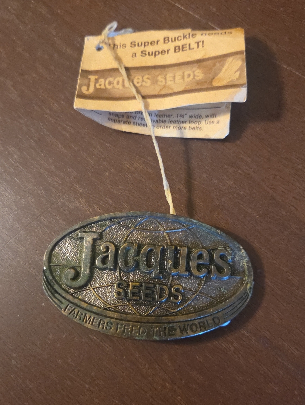 1977 Jacques Seed Belt Buckle